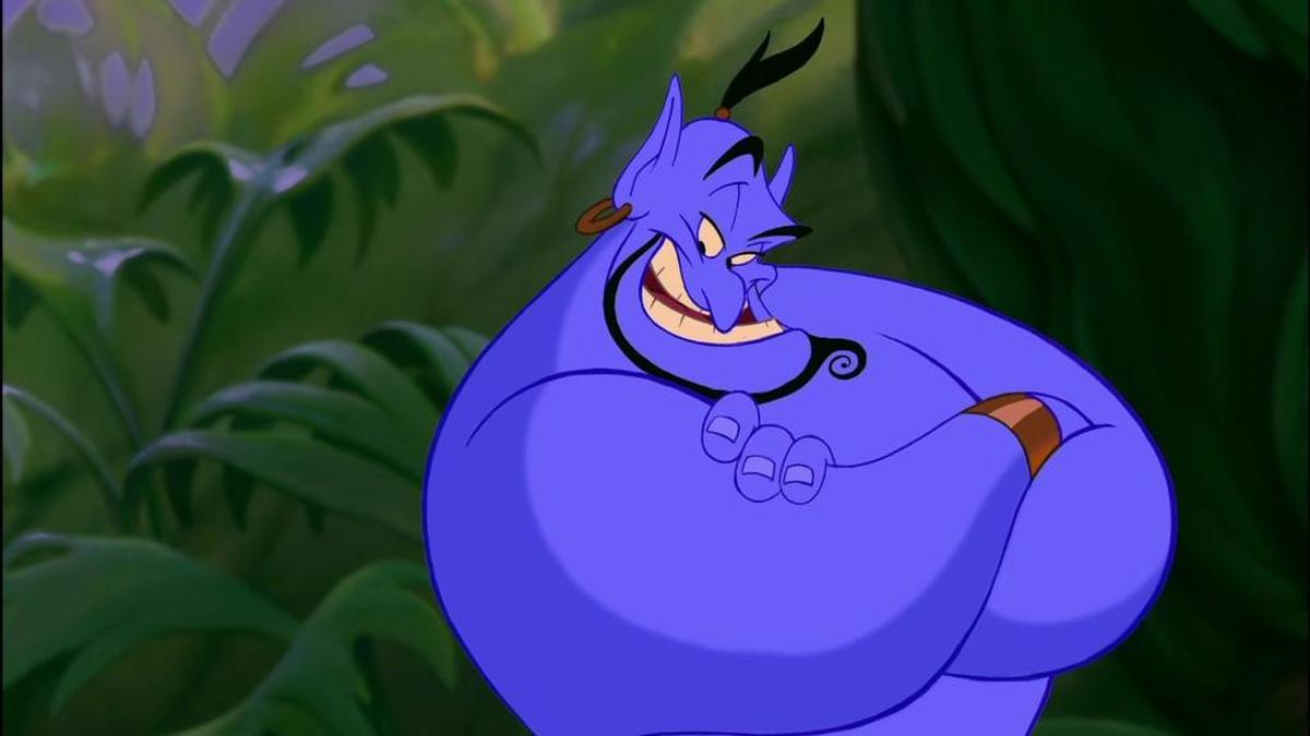 Robin Williams was the voice of Genie in the animated “Aladdin.” Who will play the live-action version? Will Smith?