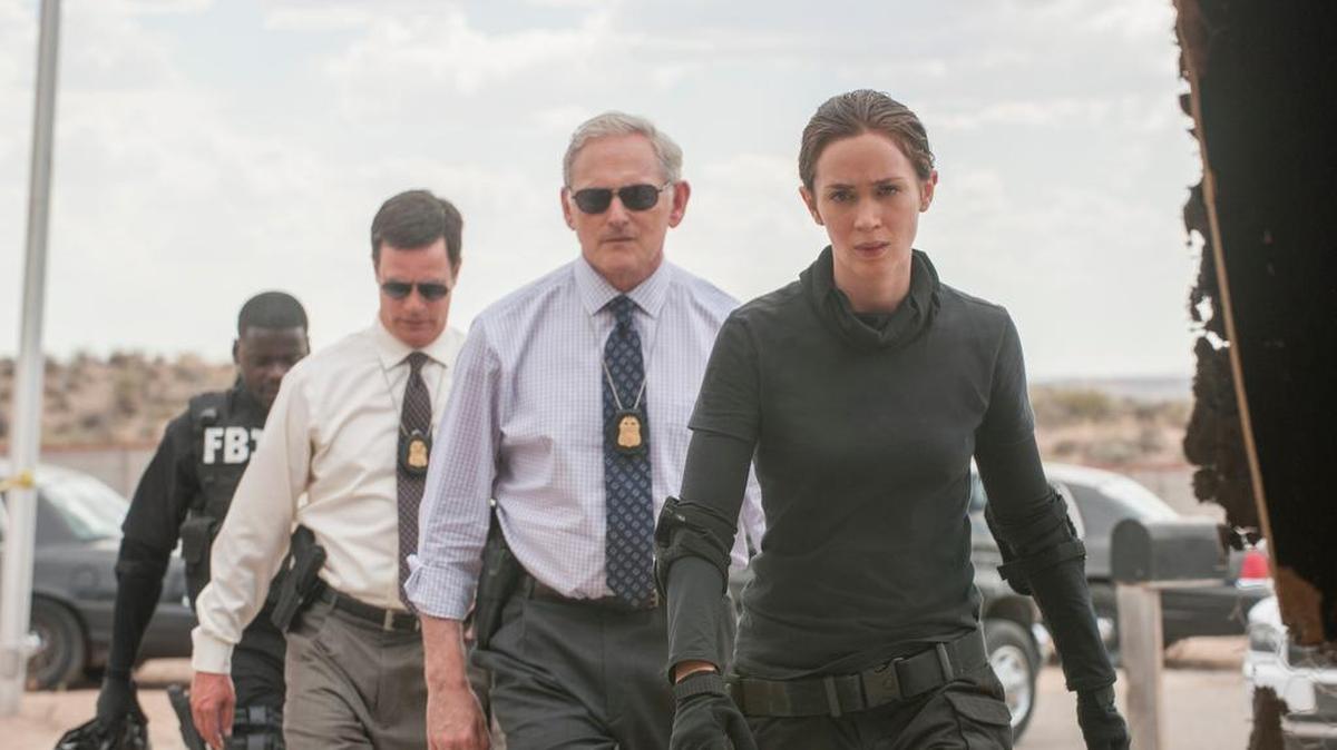 
Emily Blunt’s FBI agent joins the drug war on the Mexican/U.S. border in “Sicario,” opening Sept. 25. 
