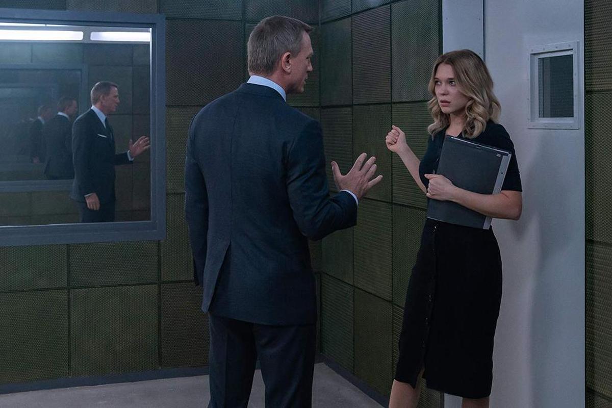 Daniel Craig and Lea Seydoux star in the latest James Bond movie, “No Time to Die.”