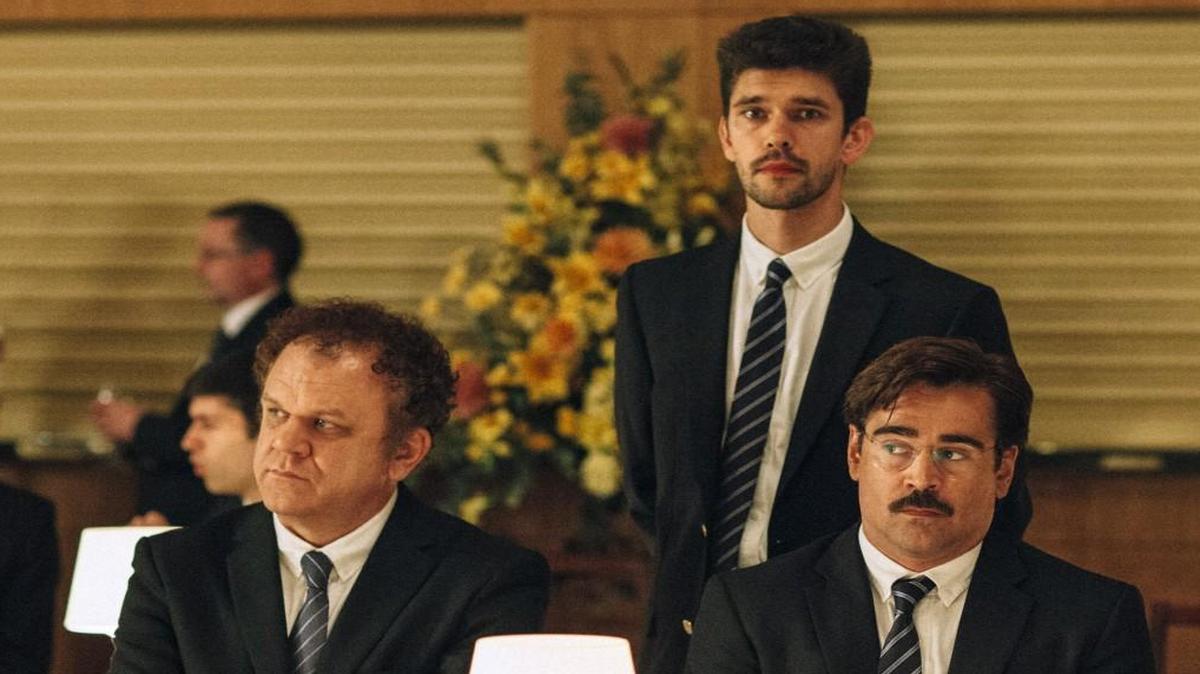 Sad sacks without partners (from left, John C. Reilly, Ben Whishaw and Colin Farrell) are banished to a hotel. If they can’t link up, they’ll be turned into animals.