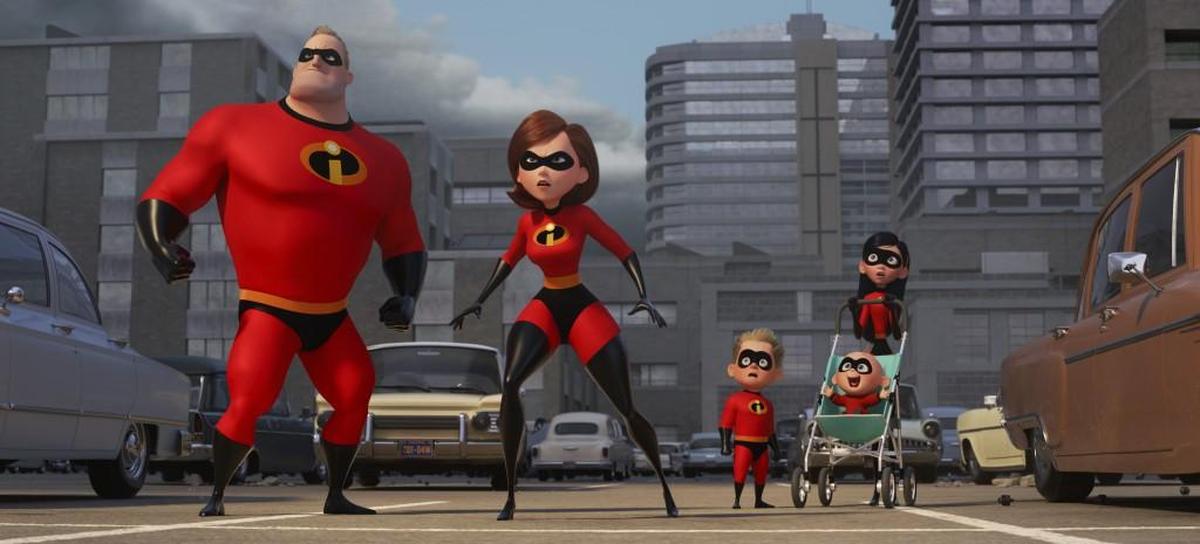 The animated superhero family returns June 15 in “The Incredibles 2,” voiced by Craig T. Nelson, Holly Hunter, Huck Milner and Sarah Vowell.