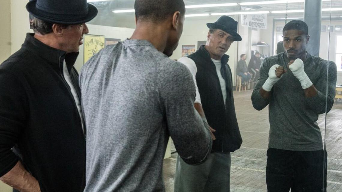 “See this guy here?” Rocky (Sylvester Stallone) asks his new protege (Michael B. Jordan) as they gaze in a mirror. “That’s the toughest opponent you’re ever going to have to face.”