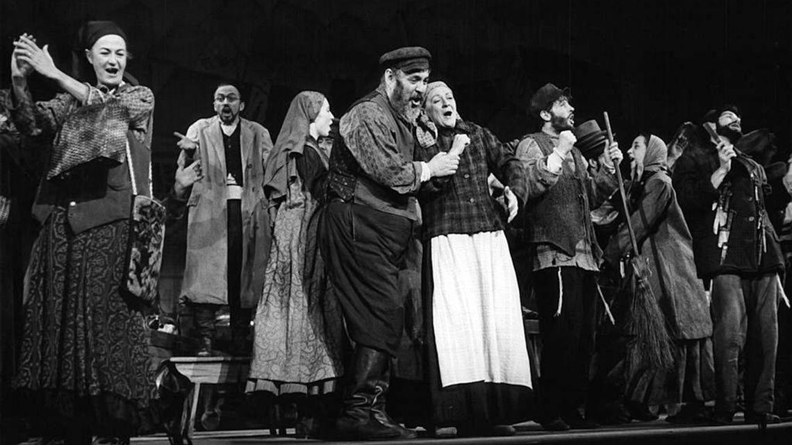 Zero Mostel and Maria Karnilova starred as Tevye and Golde in 1964’s orginal Broadway cast of “Fiddler on the Roof.”