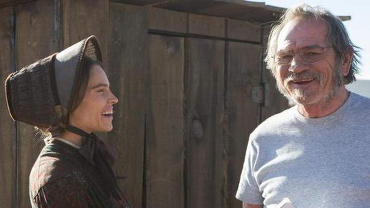 “The Homesman,” starring Hilary Swank and Tommy Lee Jones (who also directs), opens locally on Friday.