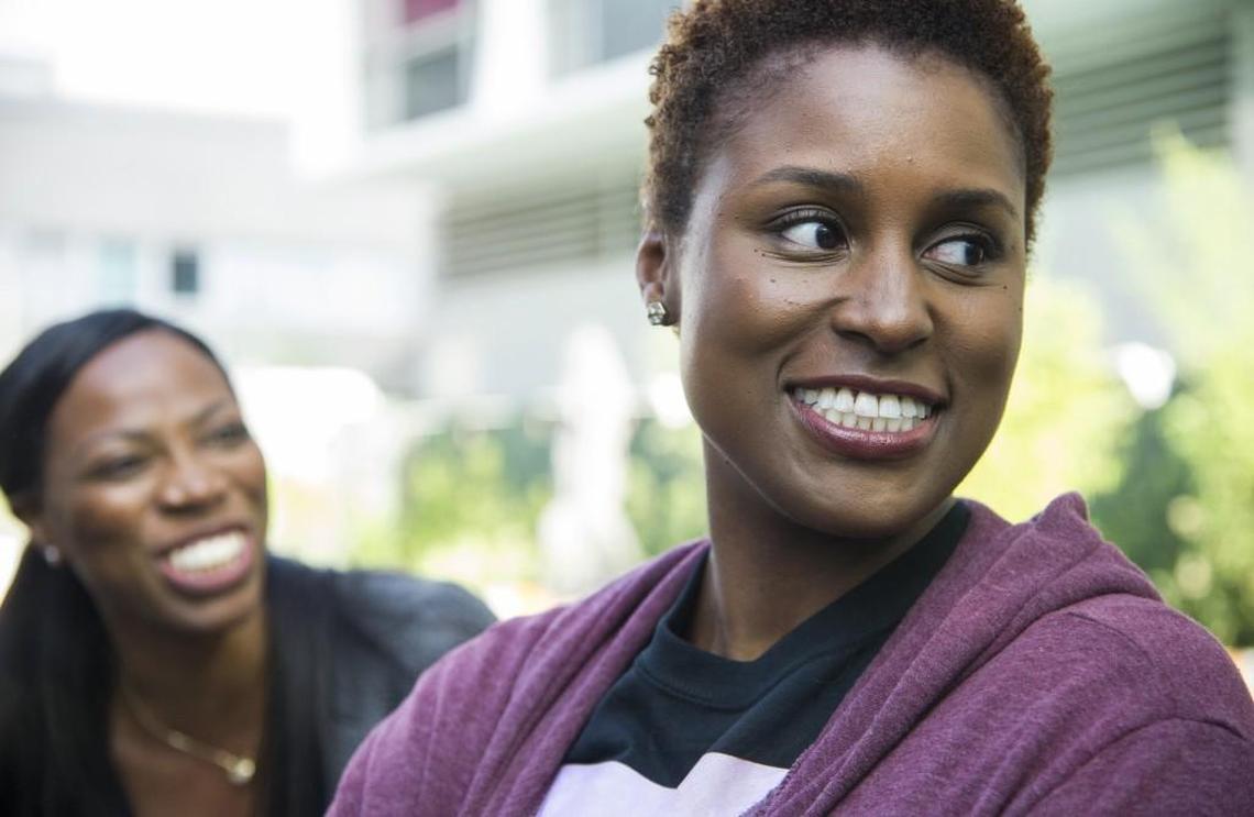 Issa Rae explores social and racial issues in the comedy “Insecure,” premiering Oct. 9 on HBO.
