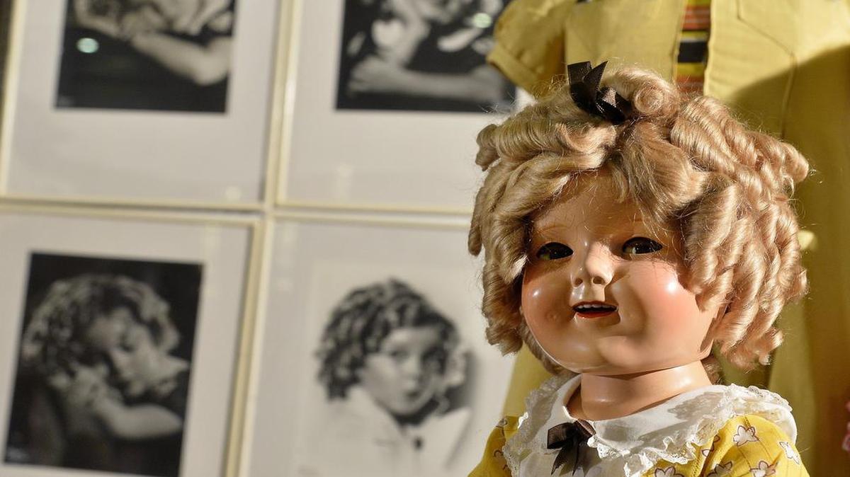 
Among the Shirley Temple memorabilia up for auction today will be numerous dolls of the iconic child star. This doll, which is from about 1934, may be one of the most valuable because of its good condition, one serious collector said.


