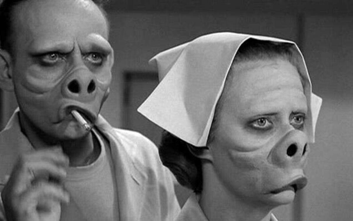 
Syfy’s marathon of “The Twilight Zone” includes “Eye of the Beholder,” in which a woman wonders if doctors have succeeded in repairing her face. The episode is scheduled to air at 9:30 p.m. Thursday.
