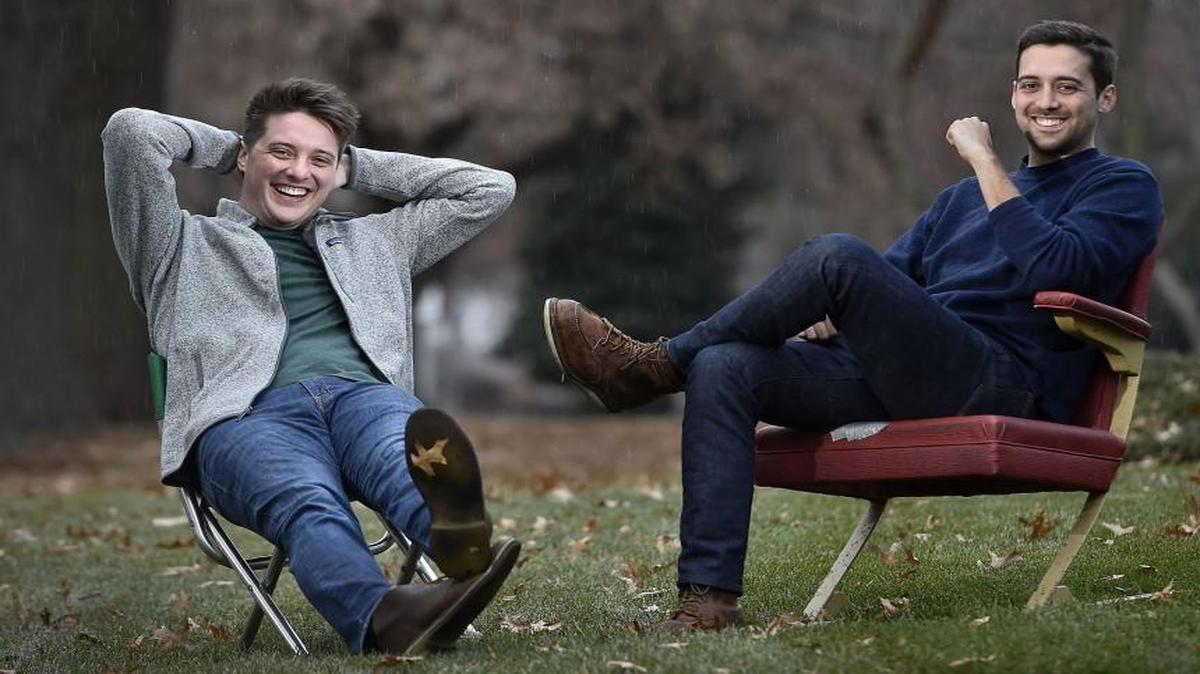 Jordan (left) and Justin Shipley are the co-creators of the new TBS show “Wrecked,” a comedic parody of ABC megahit “Lost.” The brothers are Blue Valley Northwest alums currently living in Los Angeles.