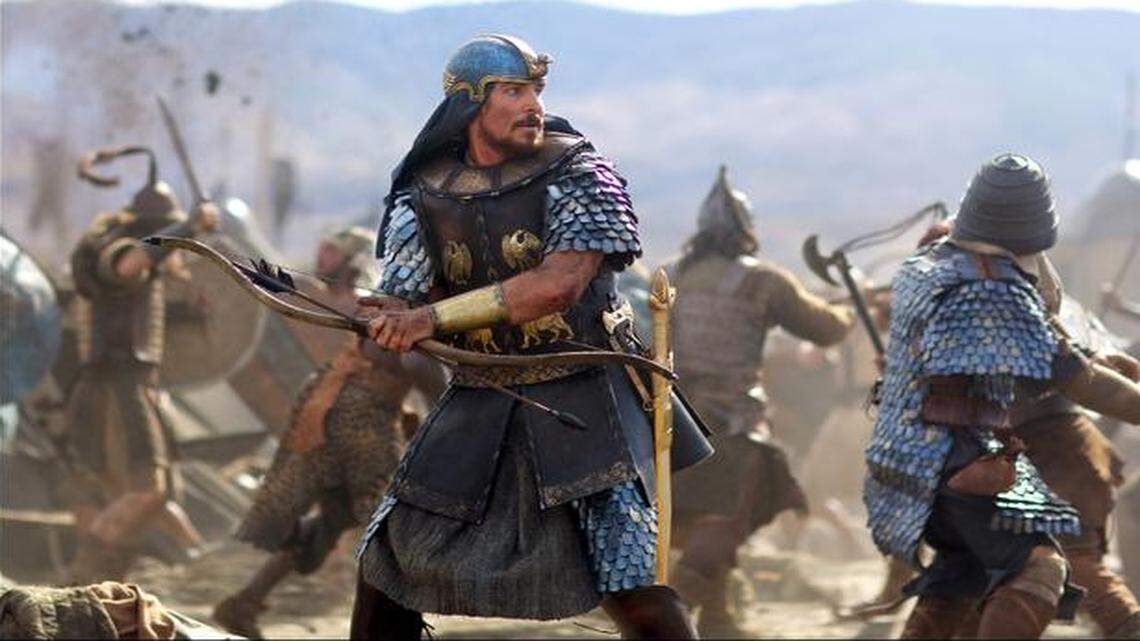
Raised in the royal household, Moses (Christian Bale) leads Egypt into battle.
