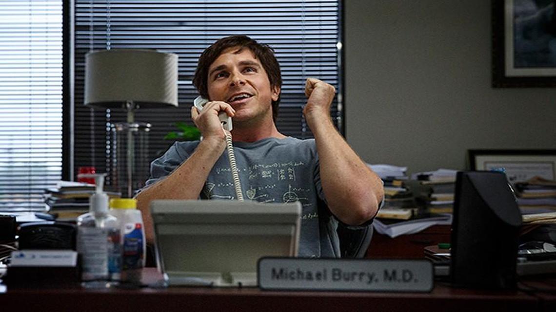 Christian Bale is up for best supporting actor for playing an eccentric Wall Street investor in “The Big Short.”