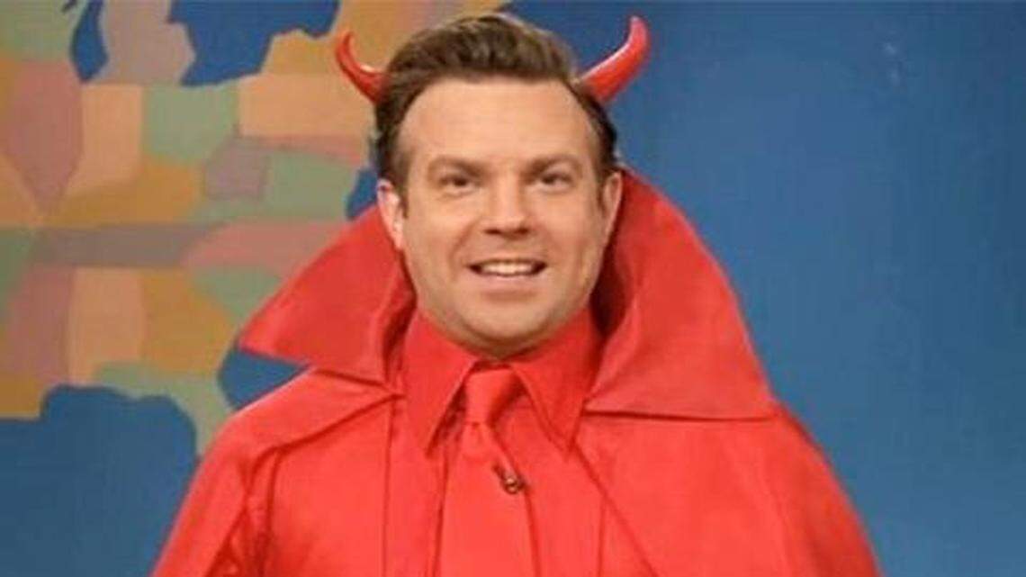 
Jason Sudeikis was often The Devil during the Weekend Update segments of “Saturday Night Live.”