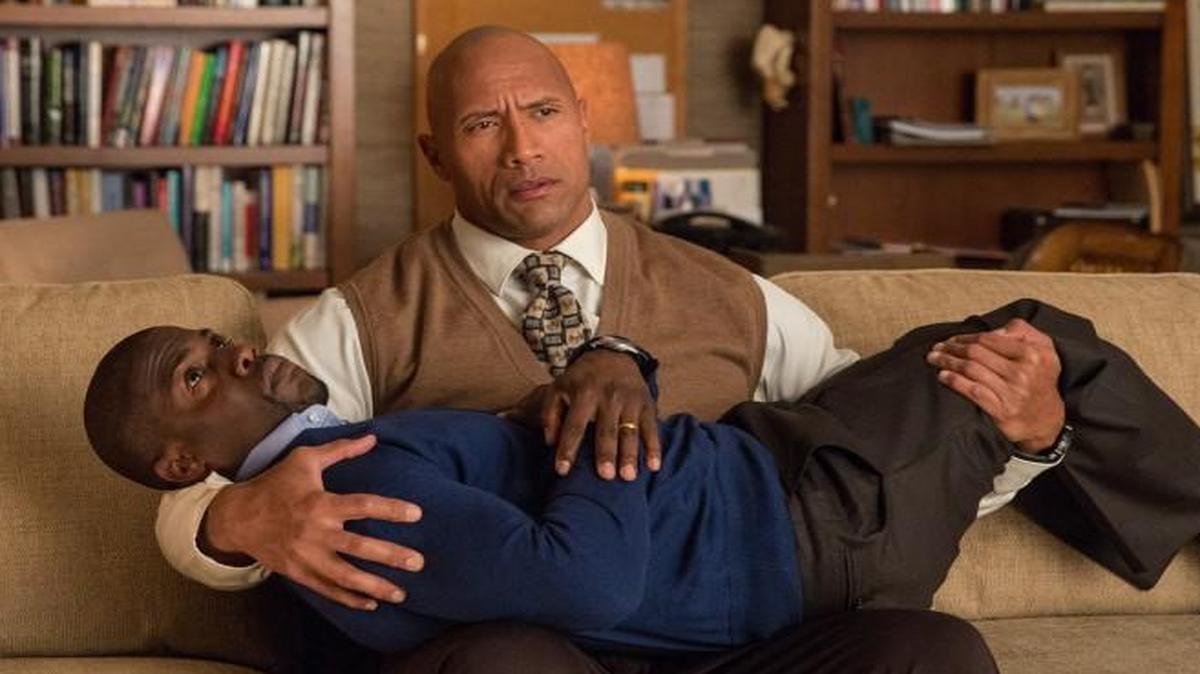 A burly CIA agent (Dwayne Johnson) does everything he can to help his old high school chum (Kevin Hart).