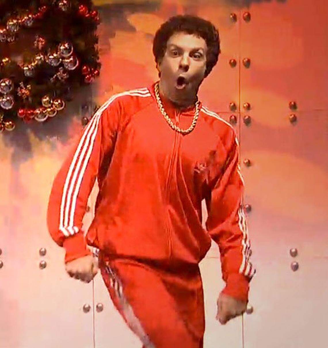 Jason Sudeikis in a “What Up With That” sketch on “Saturday Night Live.”