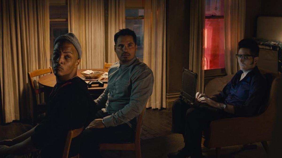 Dave (T.I., from left), Luis (Michael Peña) and Kurt (David Dastmalchian) will all return for “Ant-Man and the Wasp.”
