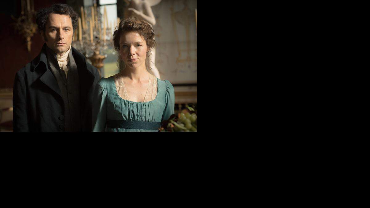 
Matthew Rhys as Darcy and Anna Maxwell Martin as Elizabeth Darcy 
