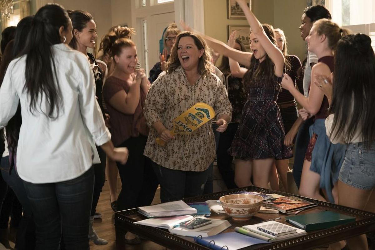 Melissa McCarthy is a newly single woman who goes back to college in “Life of the Party” (May 11).