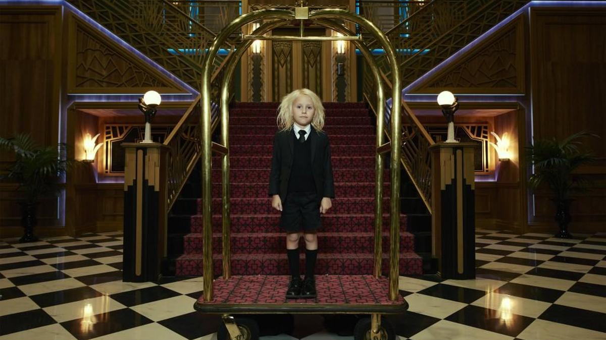 “American Horror Story: Hotel” is just the latest entertainment to turn kids into killers. Lennon Henry plays Holden Lowe, who’s been infected with an evil virus.