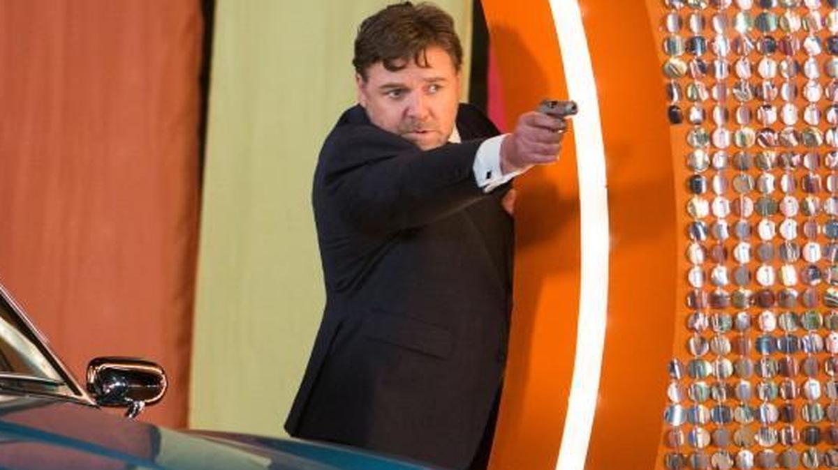 The Oscar-winning Russell Crowe returns to theaters on Friday in “The Nice Guys,” an action comedy from filmmaker Shane Black.