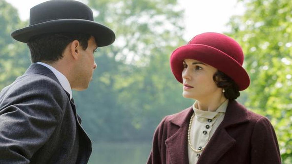 
Suitors, including Lord Anthony Gillingham (Tom Cullen), continue to pursue Lady Mary (Michelle Dockery) in Season 5 of “Downton Abbey.”
