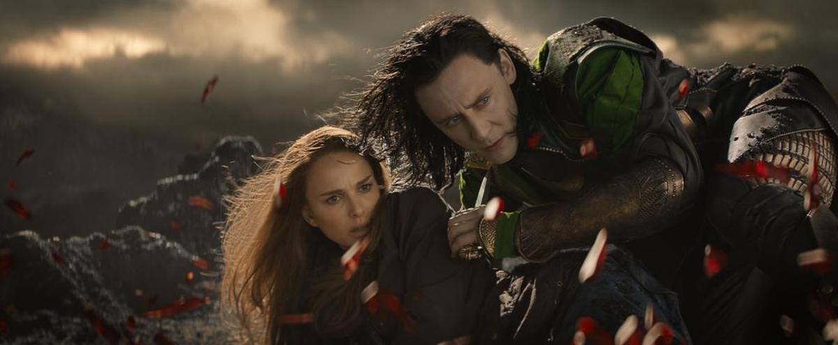 Jane and Loki in “Thor 2.”
