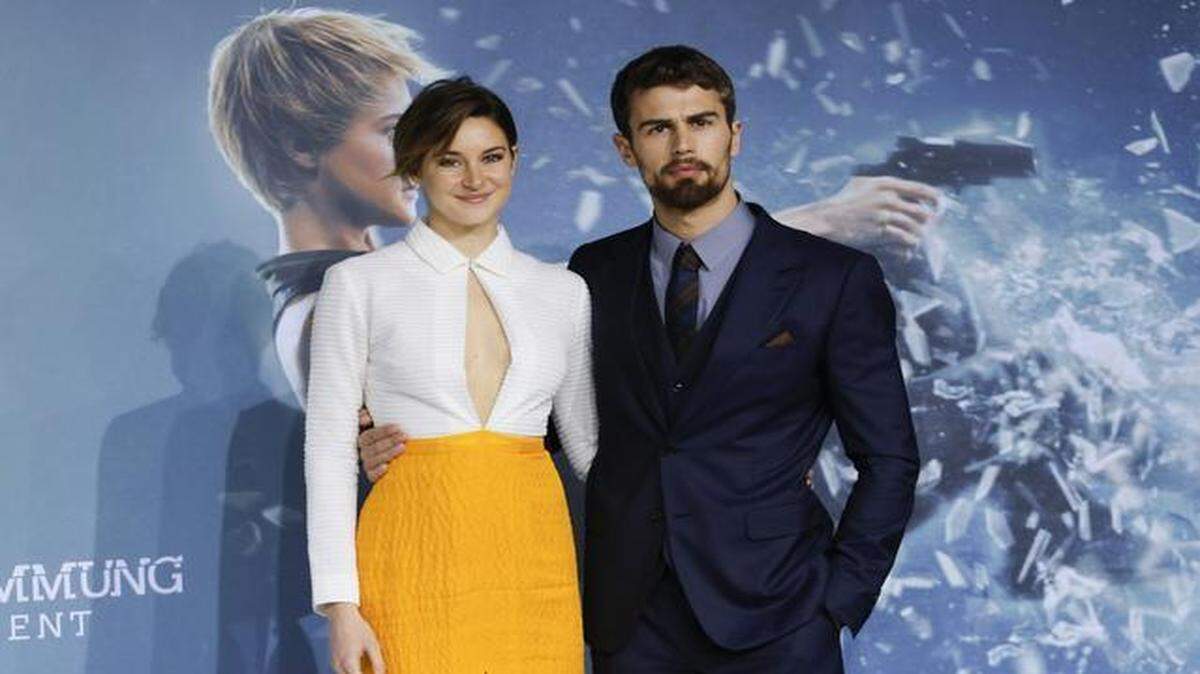 
 Shailene Woodley and Theo James have been traveling the world for red carpet premieres of “Insurgent.” Here they’re in Berlin.
