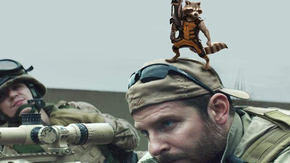 
In our alternative Oscar poll, everything Bradley Cooper touched was golden, including “American Sniper” and Rocket Raccoon.
