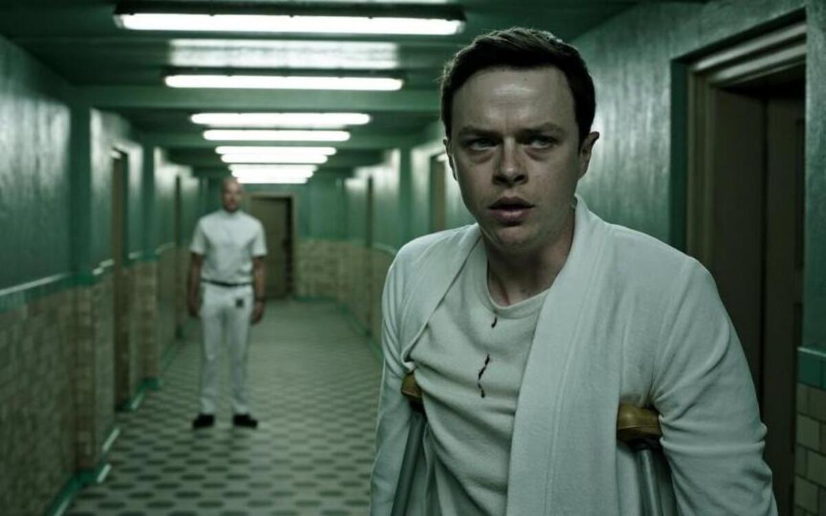 An underling (Dane DeHaan) is planning a quick visit to a Swiss spa to find his missing boss, but a broken leg means he’s stuck there too. Uh-oh.