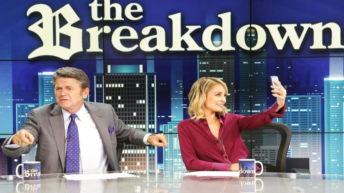 John Michael Higgins plays the overbearing co-anchor who must share the news desk with self-obsessed Nicole Richie in NBC’s new comedy “Great News,” premiering April 25.