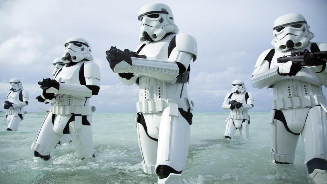They’re back! No “Star Wars” movie would be complete without Stormtroopers. But “Rogue One” is packed with new characters as well.