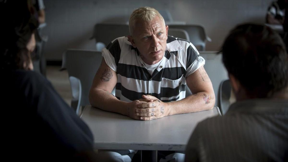 Yup, that’s James Bond. In “Logan Lucky,” Daniel Craig co-stars as an incarcerated thief.