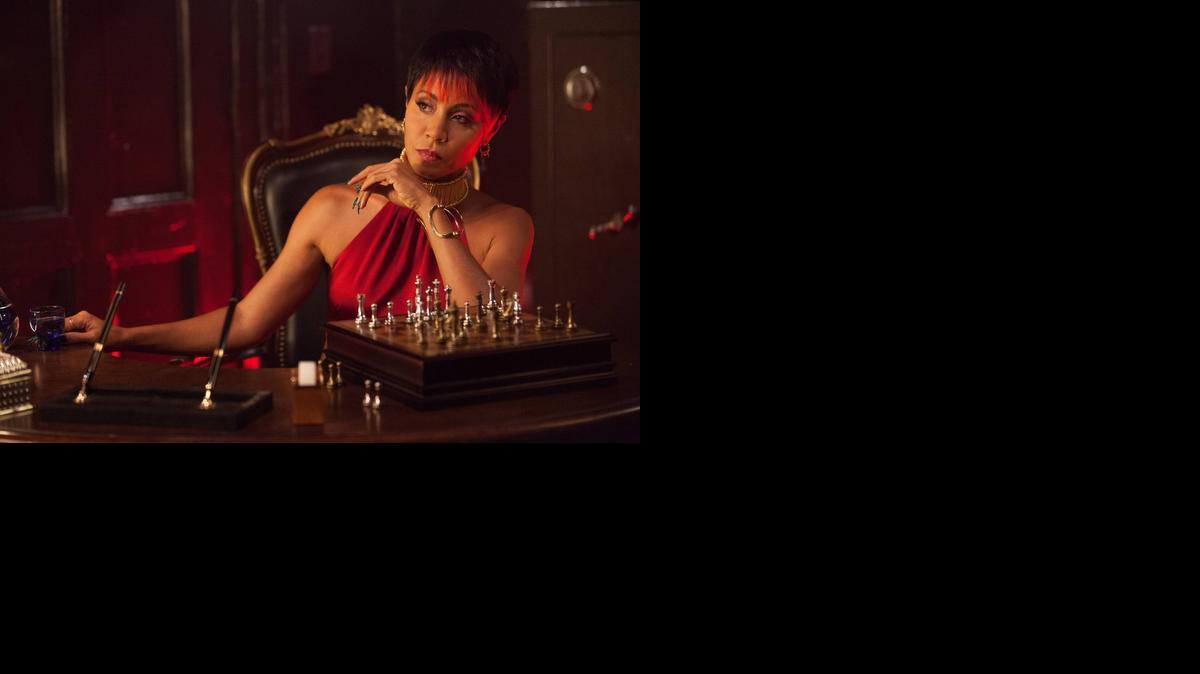 
This image released by Fox shows Jada Pinkett Smith in a scene from “Gotham,” premiering Sept. 22. 
