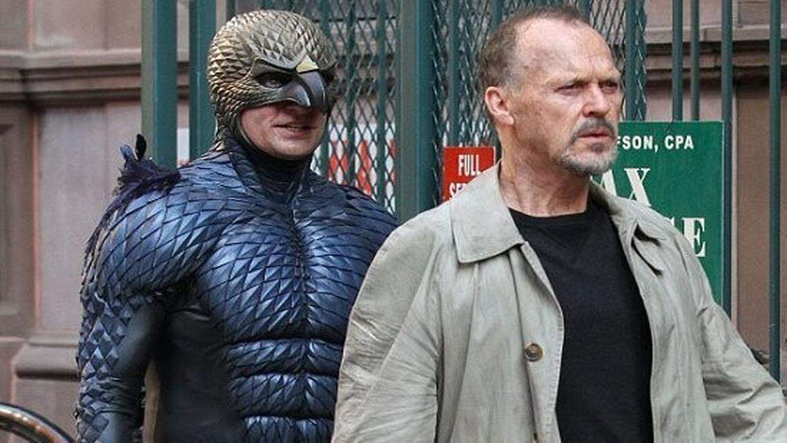 
In “Birdman” Michael Keaton plays a former star of superhero movies who is trying to make a comeback on Broadway.
