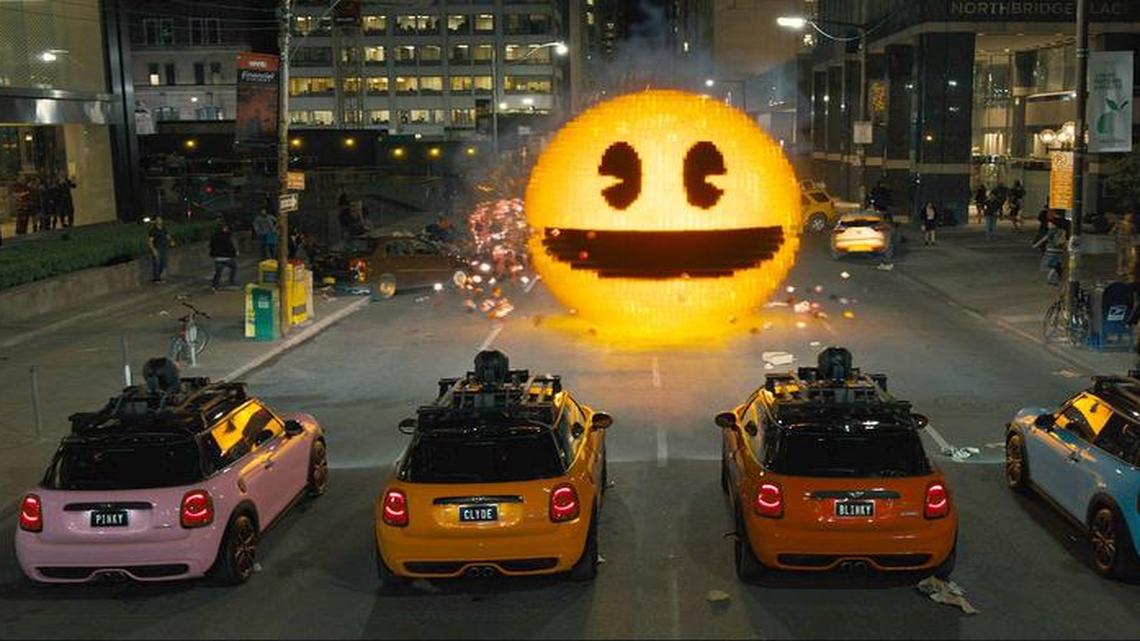 
Earthlings get special weapons to take on a malevolent Pac-Man.
