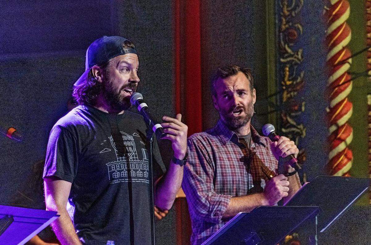 Jason Sudeikis, left, and Will Forte are expected for the third annual Thundergong! comedy-music fundraiser.
