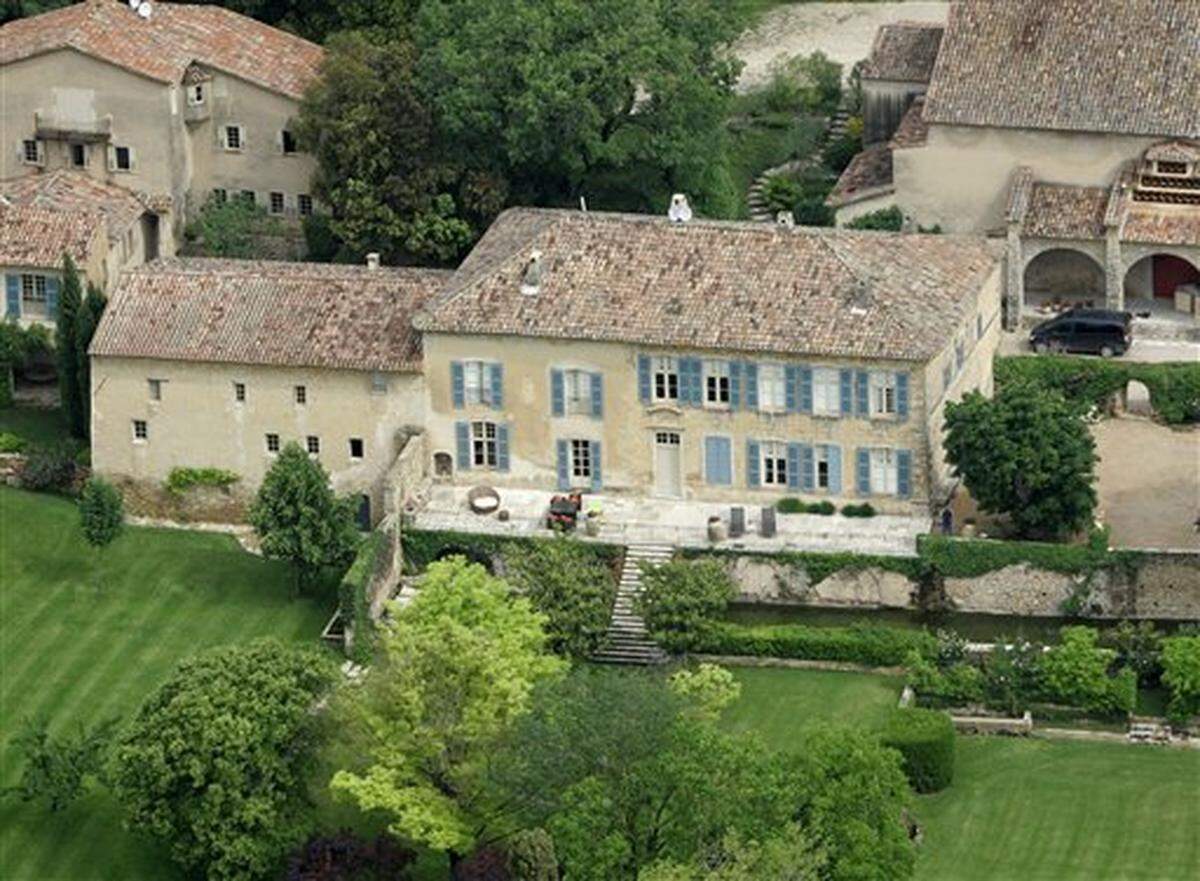 This May 31, 2008 file photo shows the Miraval property in Correns, near Brignoles, southern France, which is owned by U.S. actors Angelina Jolie and Brad Pitt. Jolie and Pitt were married there in 2014, but have since divorced. (AP Photo/Lionel Cirronneau, File)