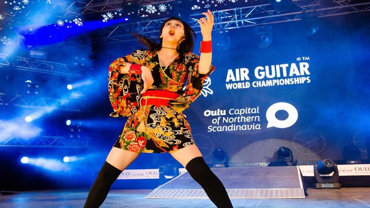The US Air Guitar Championships will take place Saturday, July 9, at Kanza Hall in One Block South. The winner of this regional competition will move on to the national event in Austin, Texas, Aug. 6.