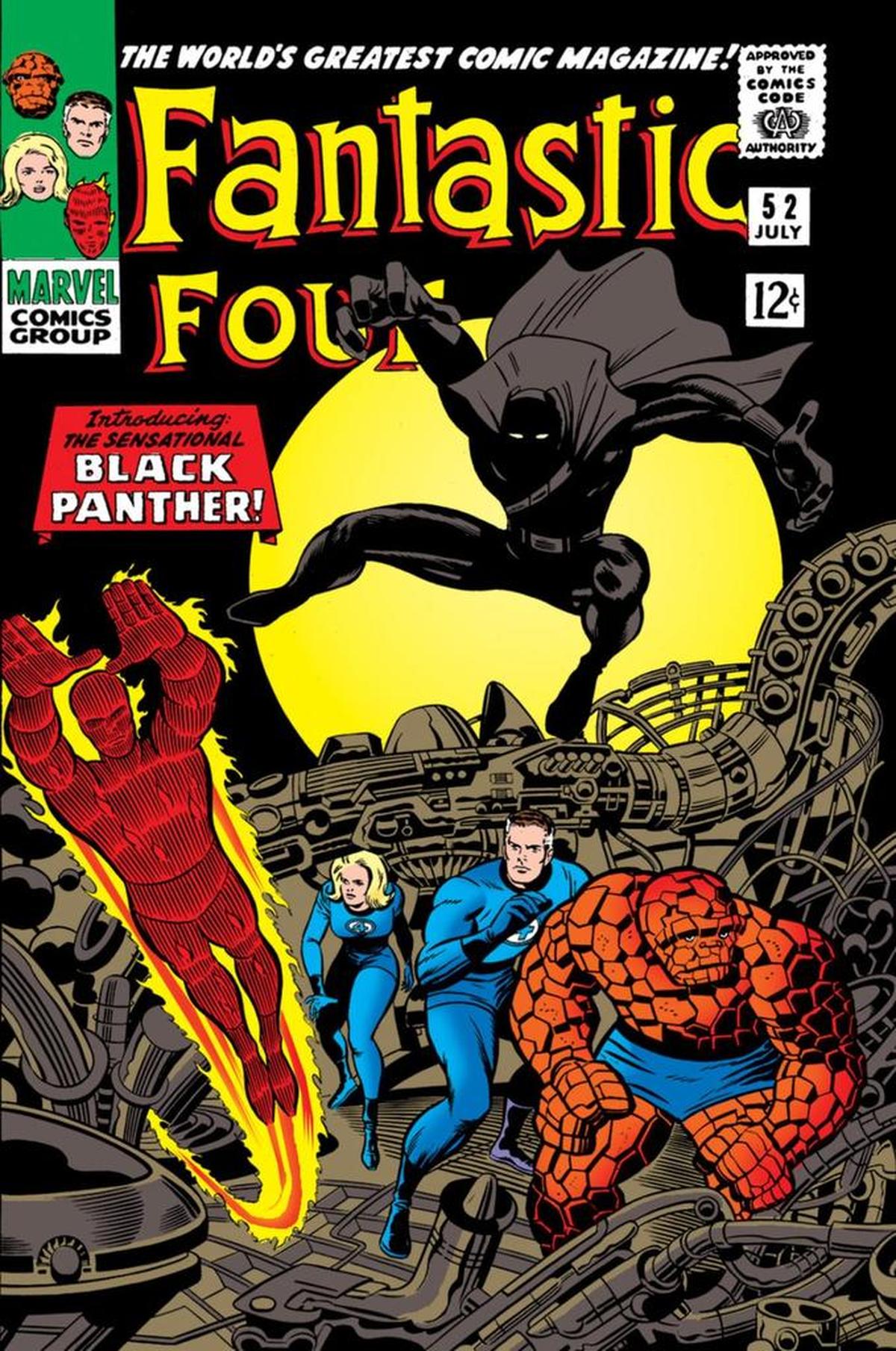 The first appearance of the Black Panther was in a 1966 issue of “Fantastic Four.”