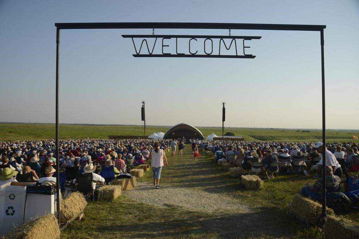 The Kansas City Symphony performs each summer at a different site in the Flint Hills.