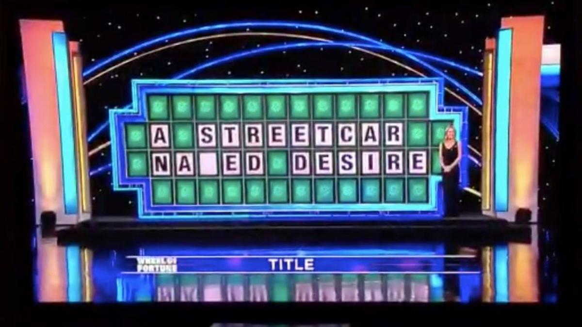 This is the last thing a “Wheel of Fortune” contestant named Kevin saw on Tuesday’s episode before he became a viral star.