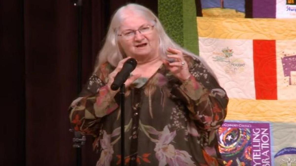 Elizabeth Ellis, a veteran storyteller, will teach a workshop on Friday, July 24, for beginners about assessing storytelling skills. The conference begins Thursday at the Marriott Country Club Plaza Hotel.