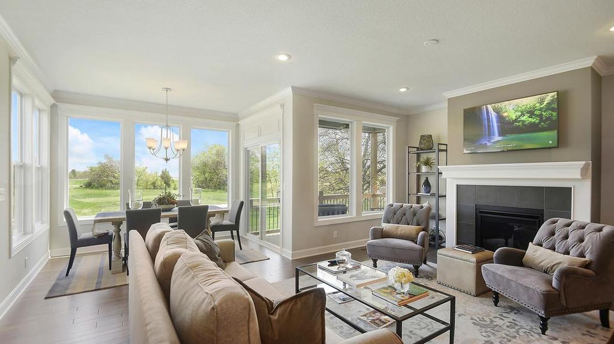 The spacious, open floor plan at The Fairway Villas at City Center provides the perfect flow for effortless entertaining or a quiet evening at home.