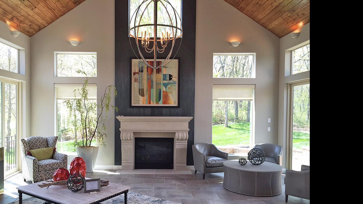 
This four-season room is found in a home built at Loch Lloyd by Don Julian Builders. It won an American Dream Award during the Spring Parade of Homes.

