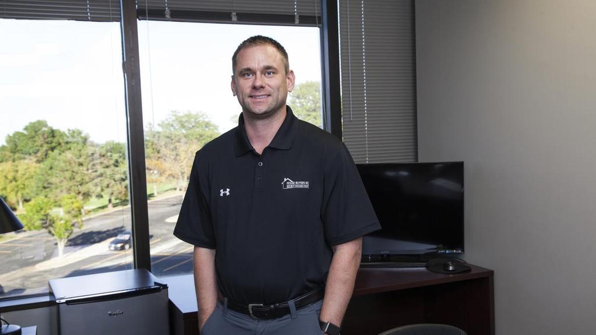 Chad Lower, manager of House Buyers KC, buys homes in need of repairs and updating, which are then renovated and resold.