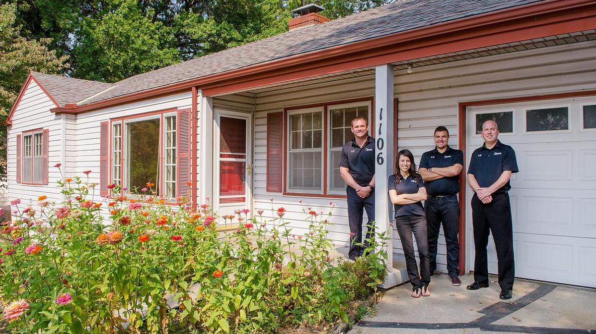 The House Buyers KC team (from left: Chad Lower, Katie Mason, Kyle Walchshauser and Tom Bell) recently worked with a Kansas City homeowner who wanted a faster, more efficient alternative to the traditional home selling process.