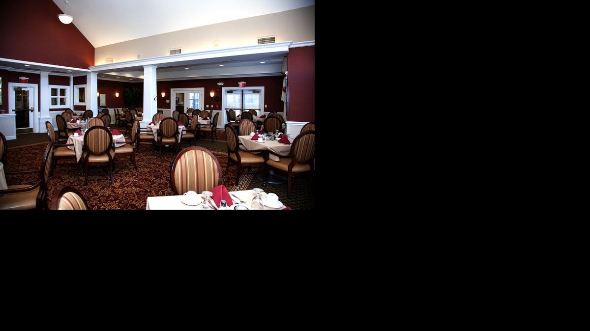 
The dining room at Aberdeen Village serves both assisted living and independent living residents. 

