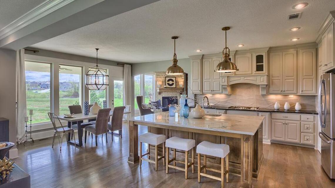 Final opportunity to purchase new homes in popular Wyngate community, located in heart of Blue Valley School District.