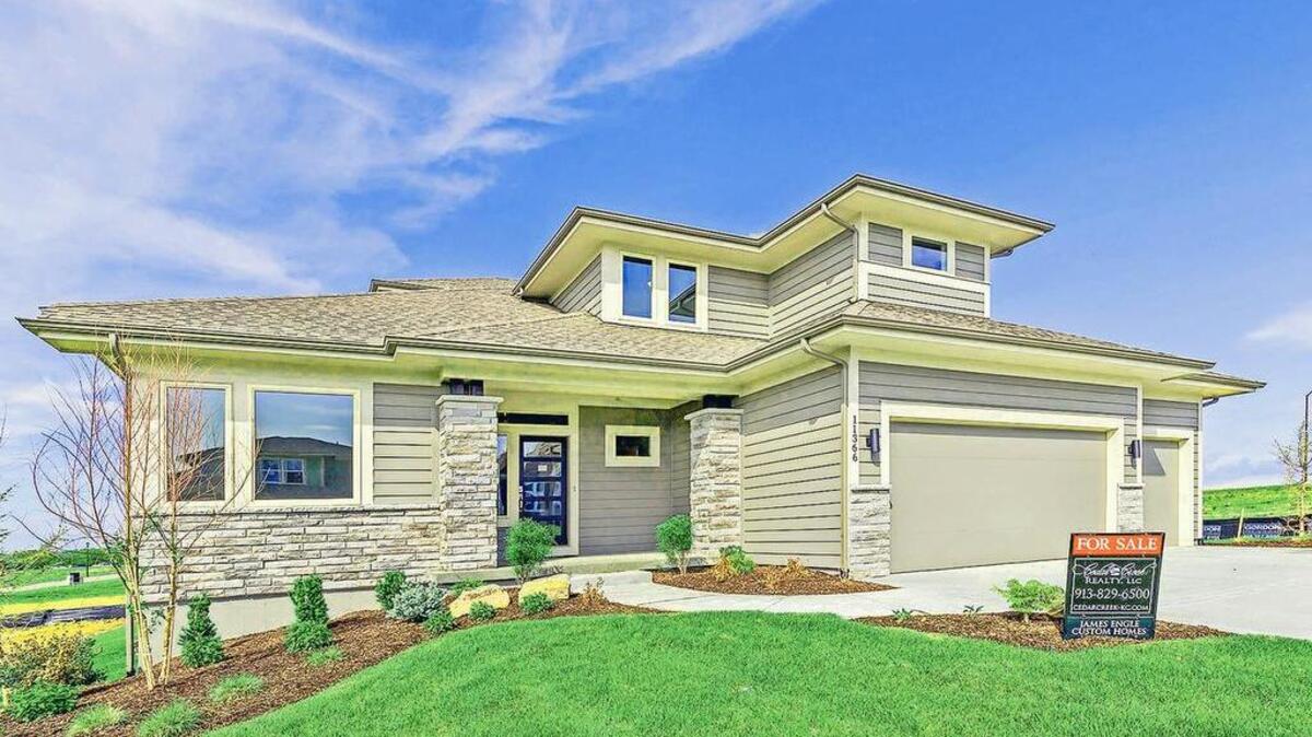 This four-bedroom, 3½-bathroom, 1½-story home by James Engle Custom Homes is one of several move-in ready homes available in Cedar Creek’s Valley Ridge neighborhood.