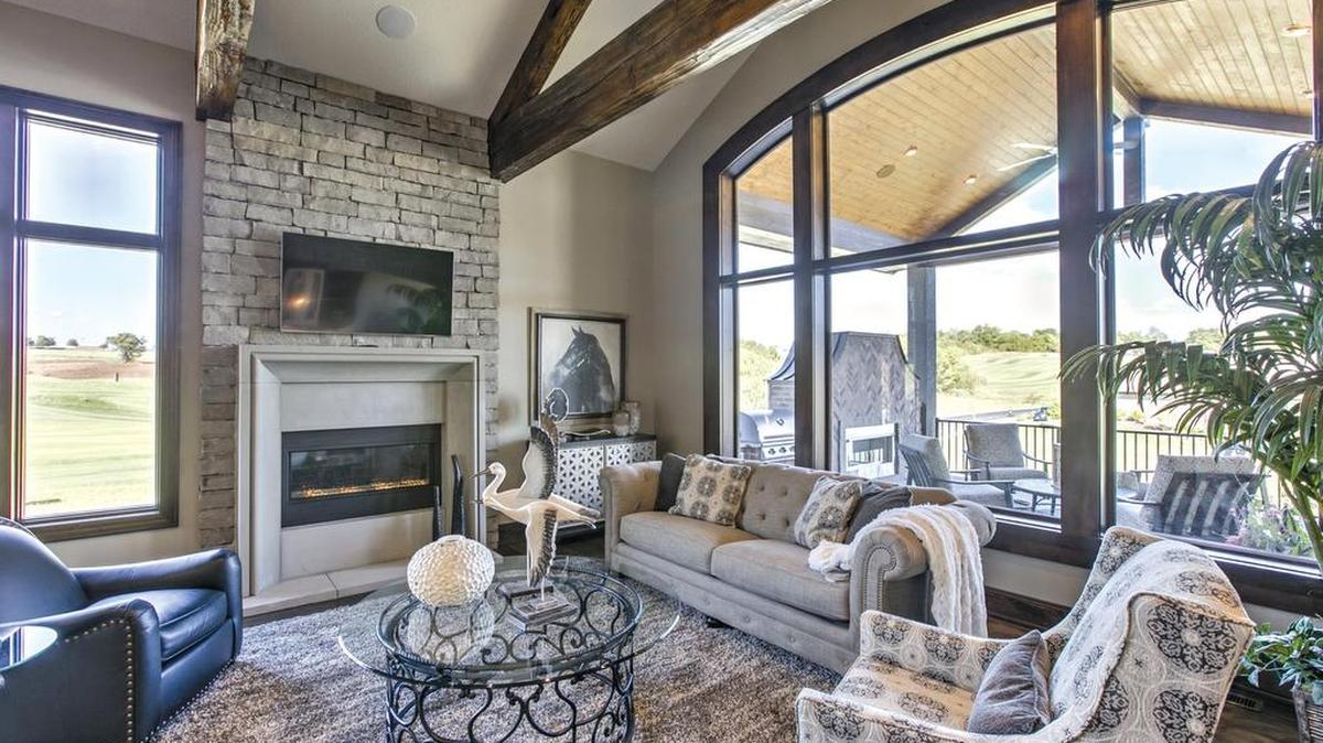 New floor plans will soon be available from several Cottonwood Canyon builders, including LDH Construction, LG Homes and D and D Building, Inc. In the meantime, prospective buyers are invited to tour a new model from B.L. Rieke Custom Homes (pictured).