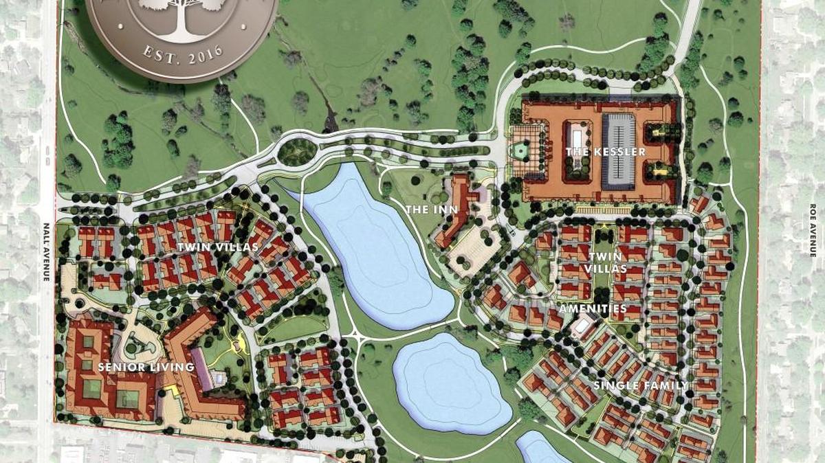 The Meadowbrook Park Master Plan features a variety of residential living options; the 84-acre park serves as a focal point among many amenities.