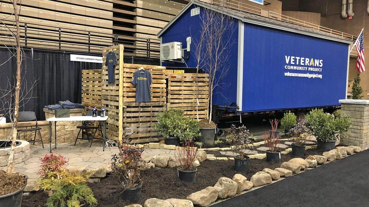 Check out one of the tiny homes that offer respite for veterans in transition through the Veterans Community Project.